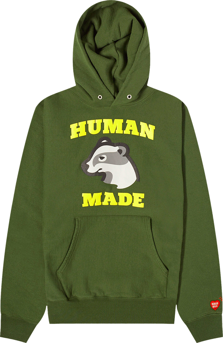 Buy Human Made Heavy Weight Hoodie #1 'Green' - HM26CS018