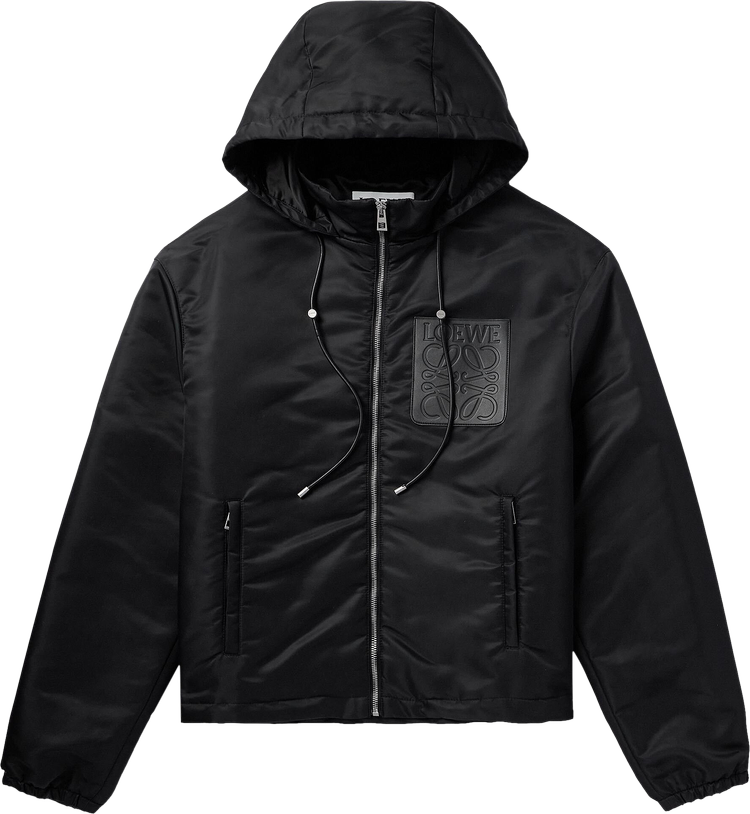 Buy Loewe Hooded Padded Jacket 'Black' - H526Y02W68 1100 | GOAT