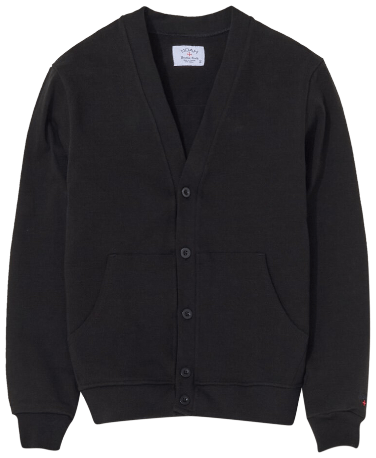 Buy Noah x The Cure Rugby Cardigan 'Black' KN176FW23 BLAC GOAT