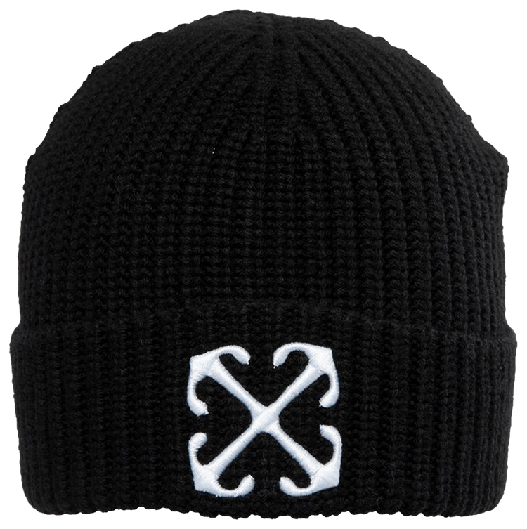 Off white beanie black discount