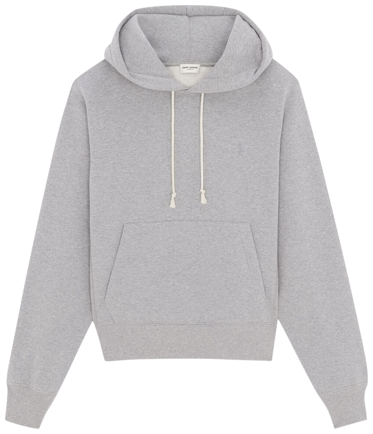 Saint laurent grey hoodie on sale