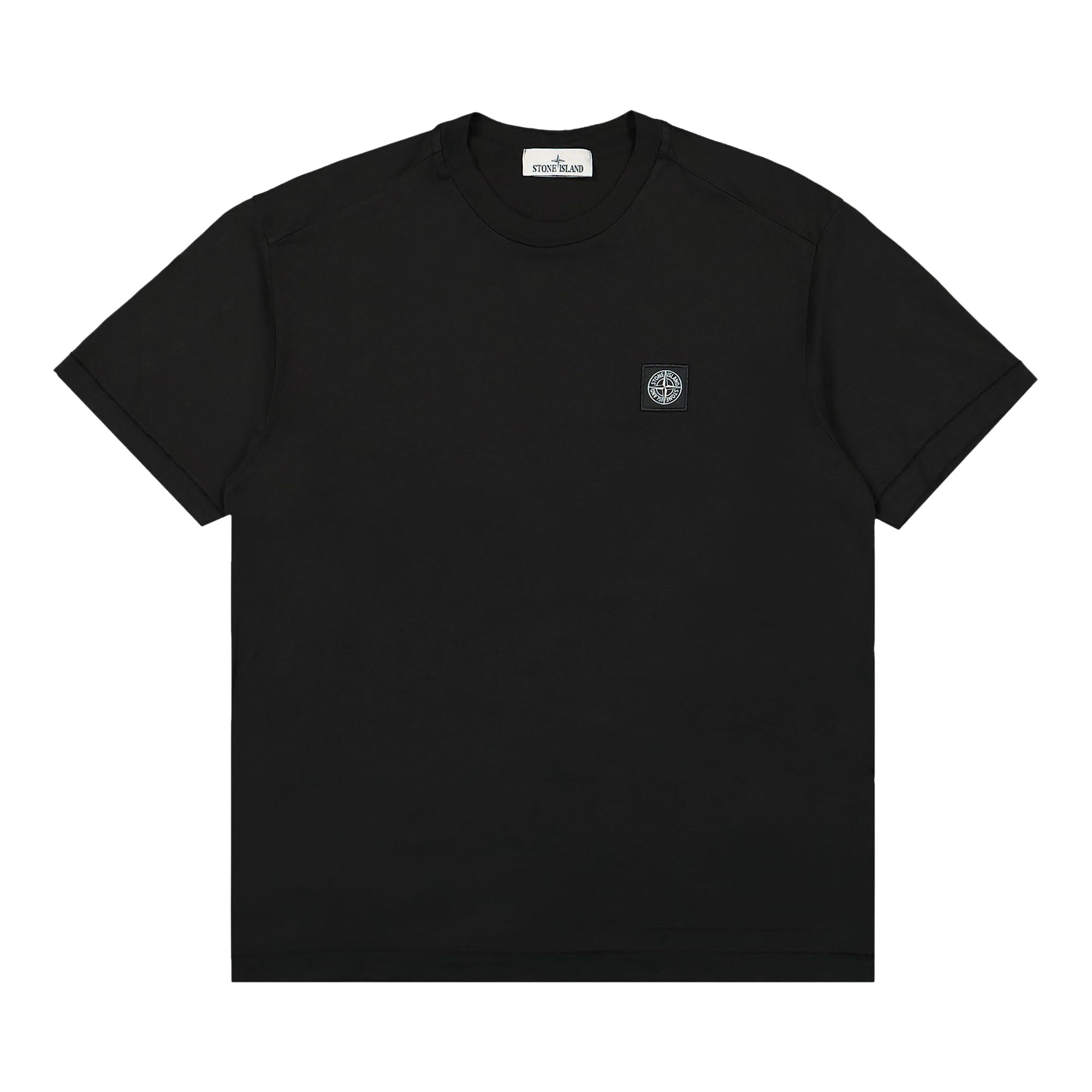 Pre-owned Stone Island Compass Patch Logo T-shirt 'black' | Men's Size L