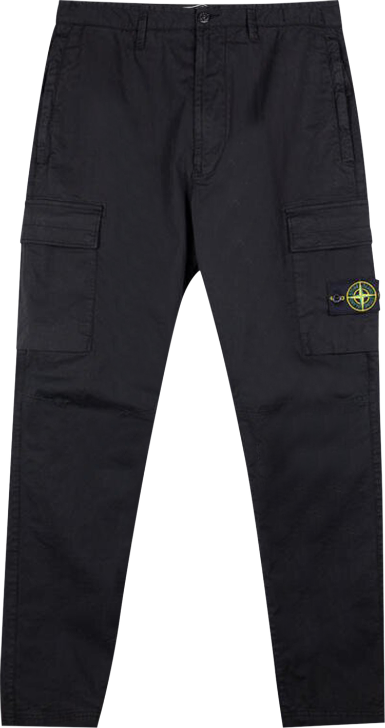 Buy Stone Island Stretch Cargo Pant 'Black' - 801530410 A0029 | GOAT