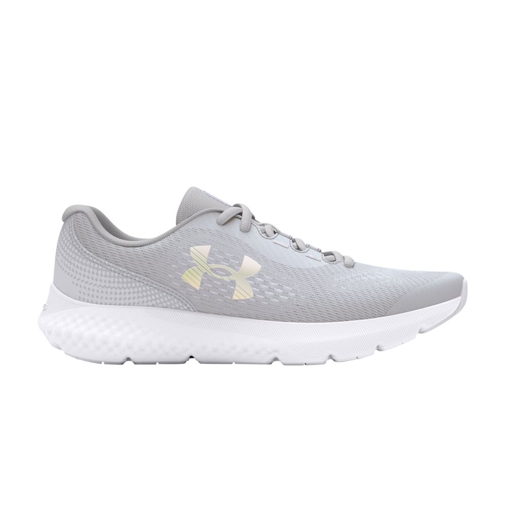 Pre-owned Under Armour Charged Rogue 4 Gs 'halo Grey Iridescent' | Kid's Size 7 In Gray