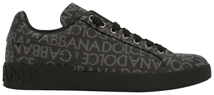 スニーカー DOLCE & GABBANA Men Sneakers Black CS1772AN237 8B969 Buy Dolce & Gabbana Portofino 'Allover Logo - Black