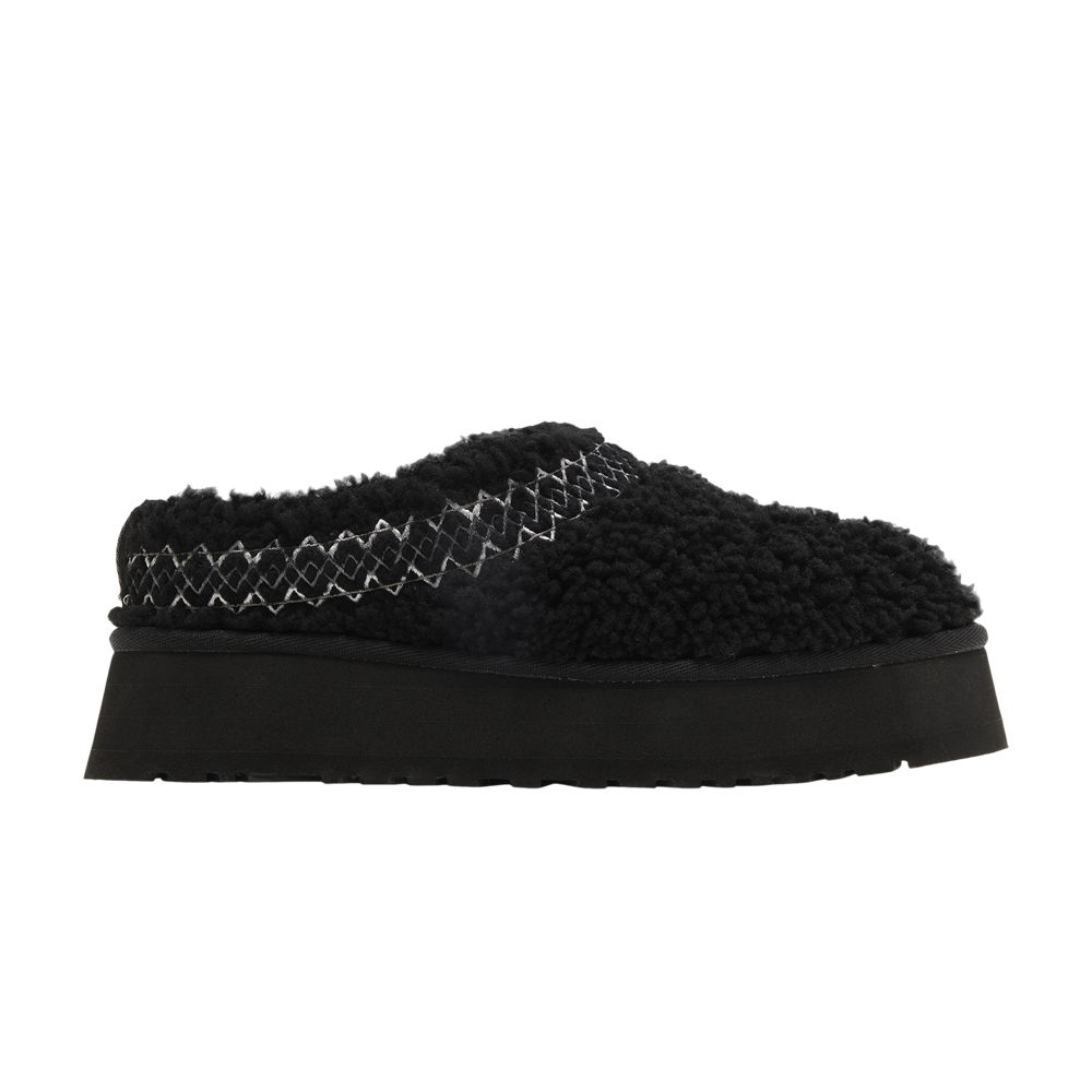 UGG Wmns Tazz Braid Slipper 'Black' | Women's Size 10