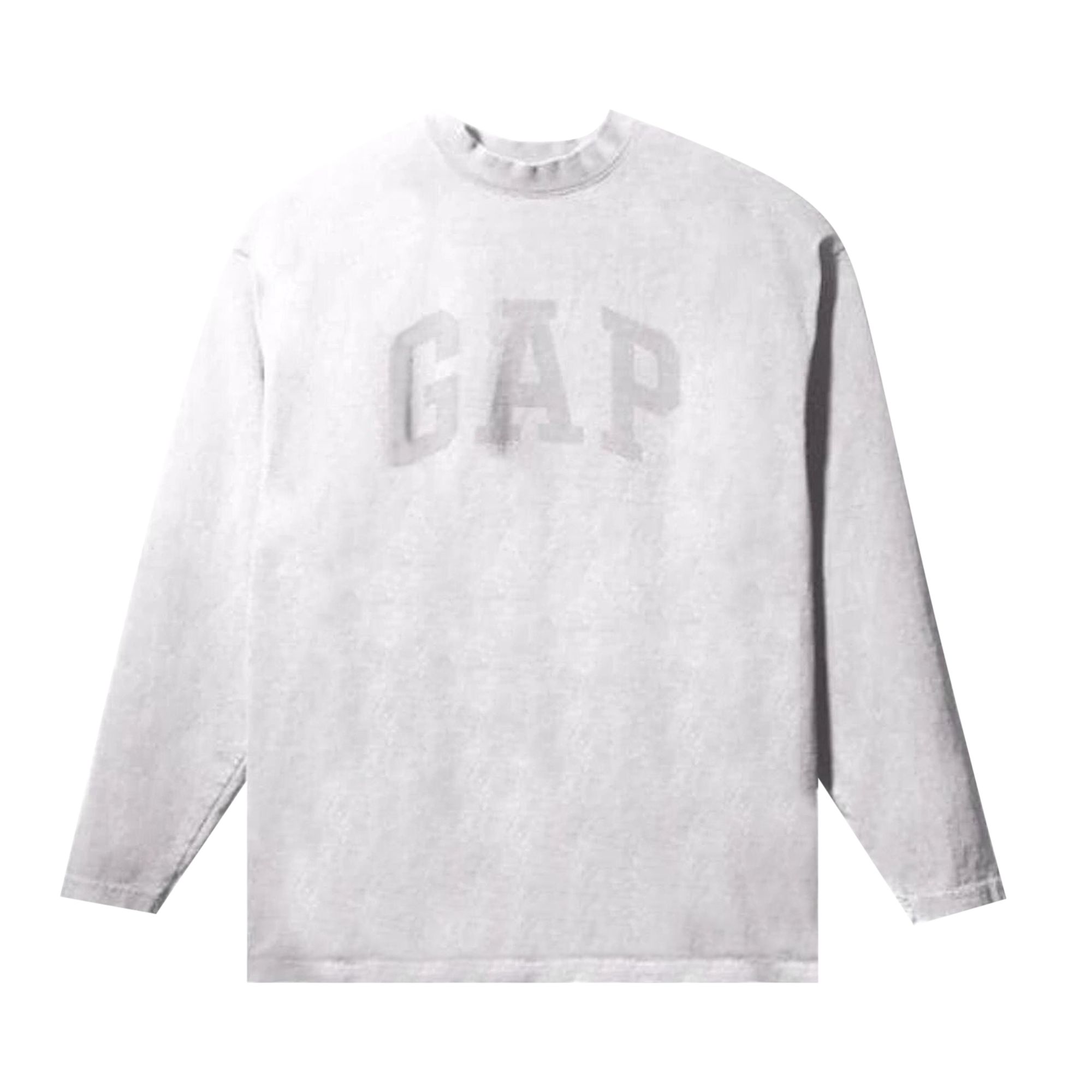Pre-owned Yeezy Gap Engineered By Balenciaga Dove Long-sleeve Tee 'white'