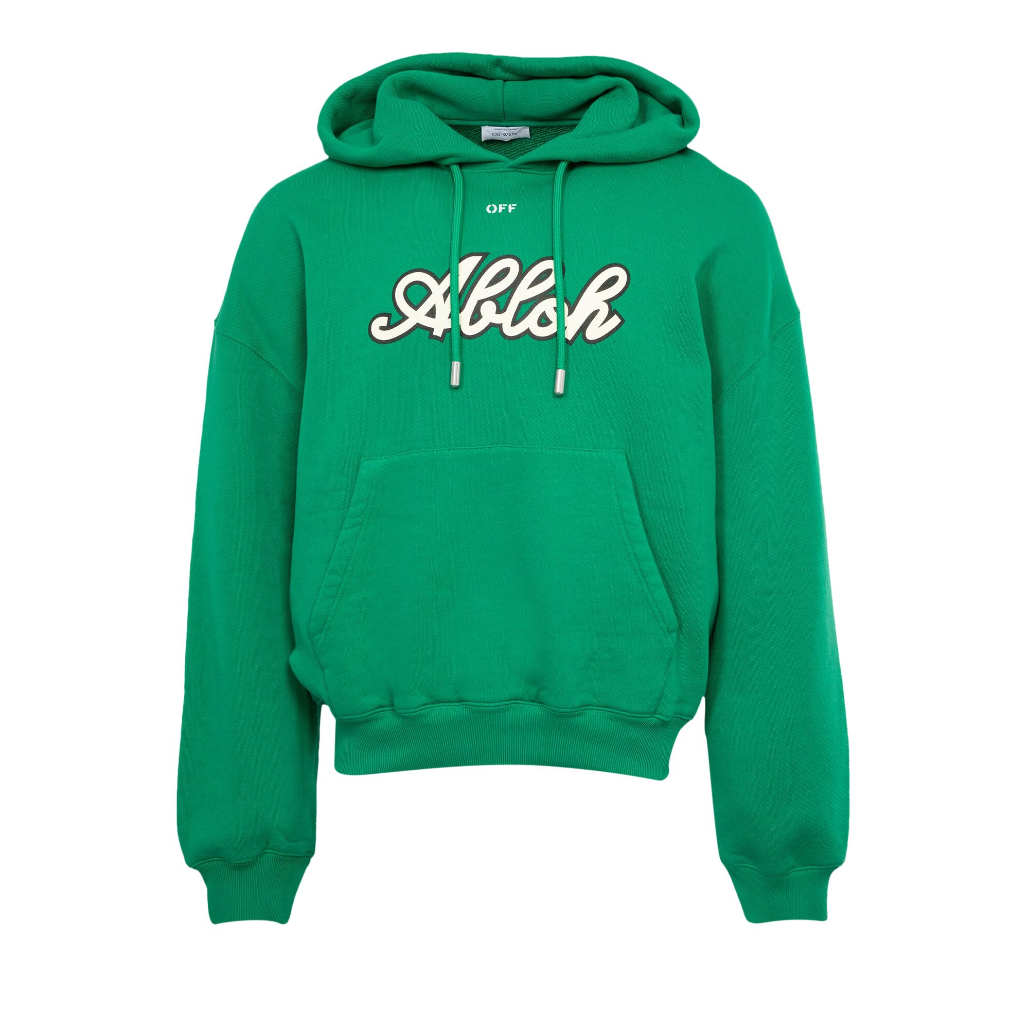 Off-White Football Over Hoodie 'College Green' | Men's Size M
