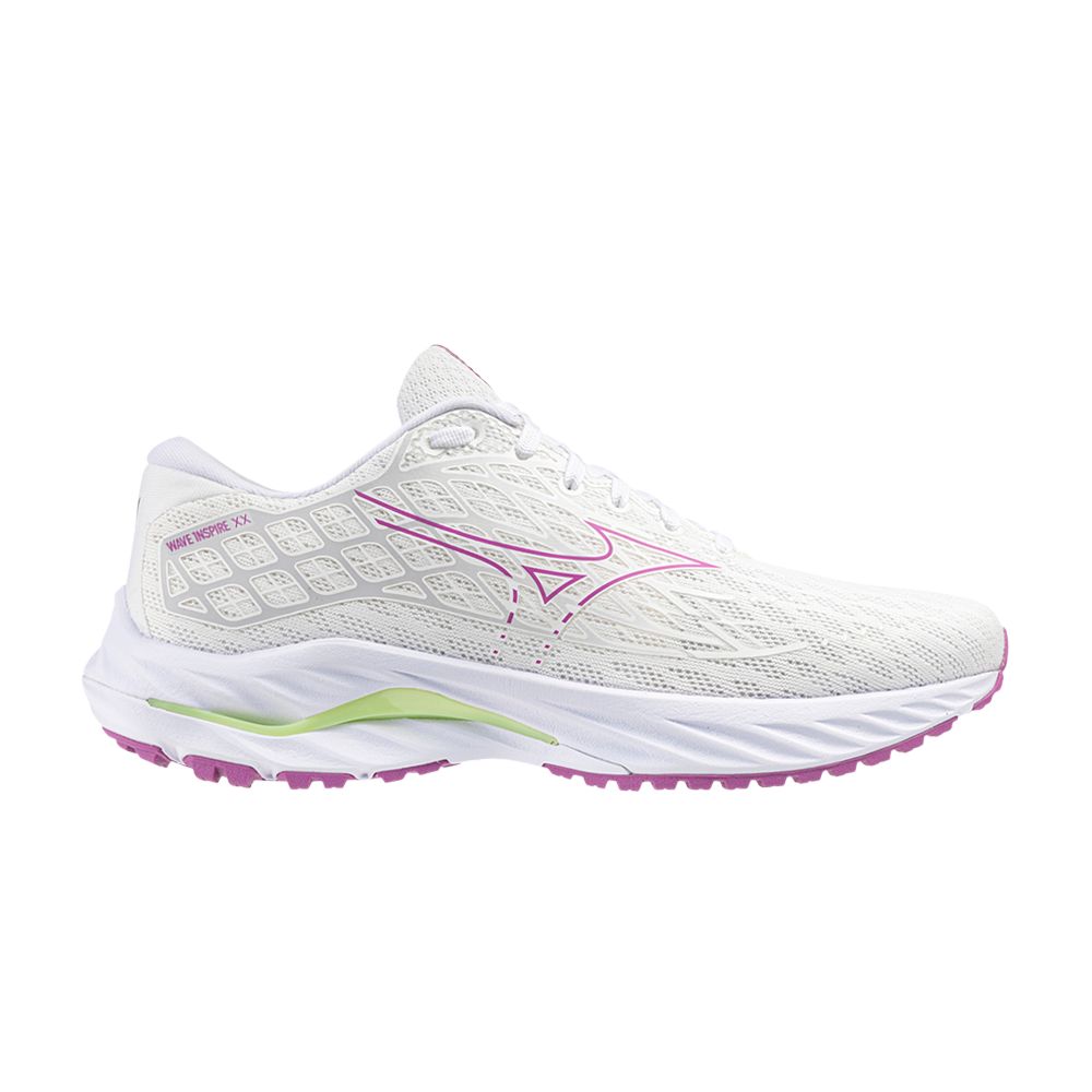 Mizuno Wmns Wave Inspire 20 'White Rose Red' | Women's Size 6 - 411435-001P