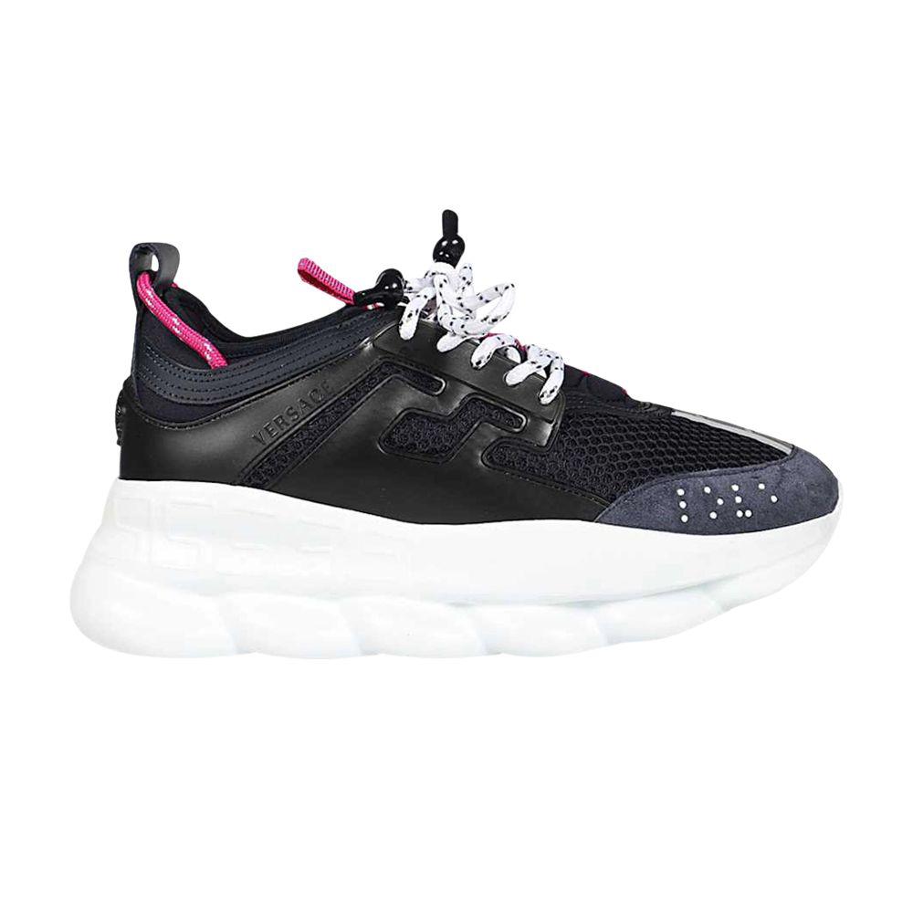 Pre-owned Versace Wmns Chain Reaction 'blue Nights Black' | Women's Size 38