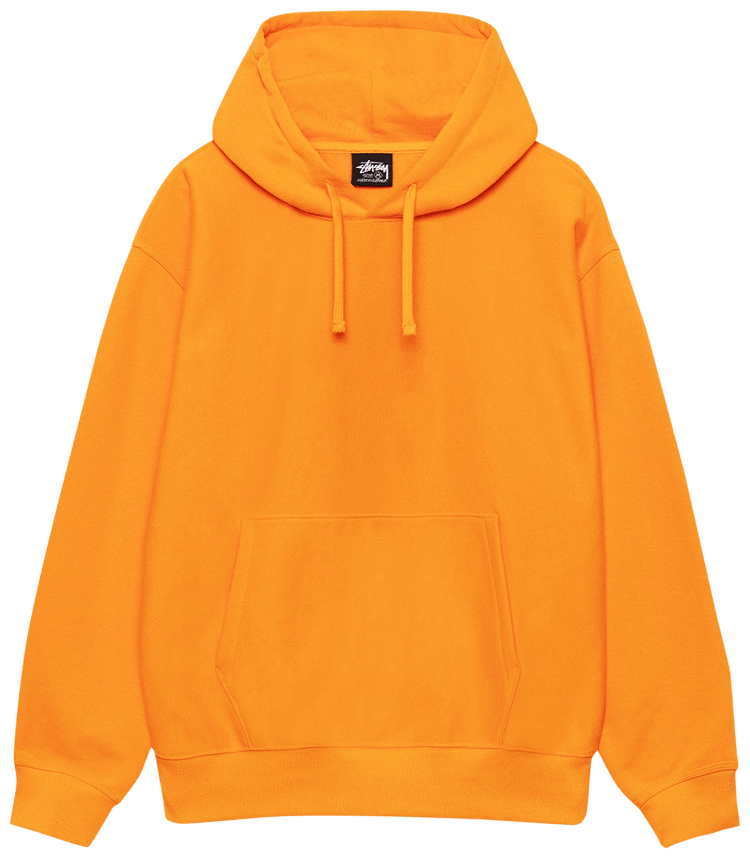 Stussy clearance orange hoodie