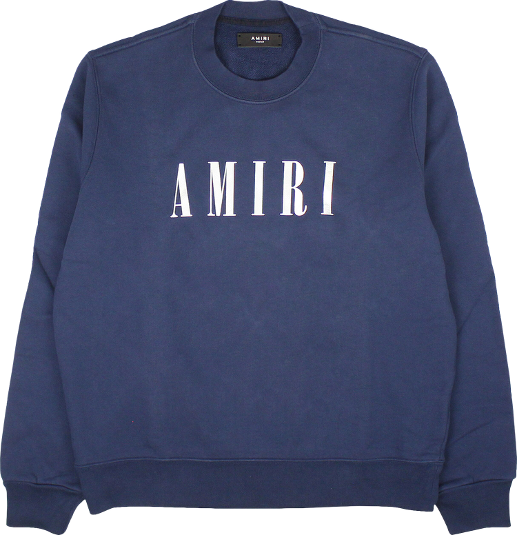 Buy Amiri Core Logo Crew 'Navy' - EXMJC001 410 NAVY | GOAT