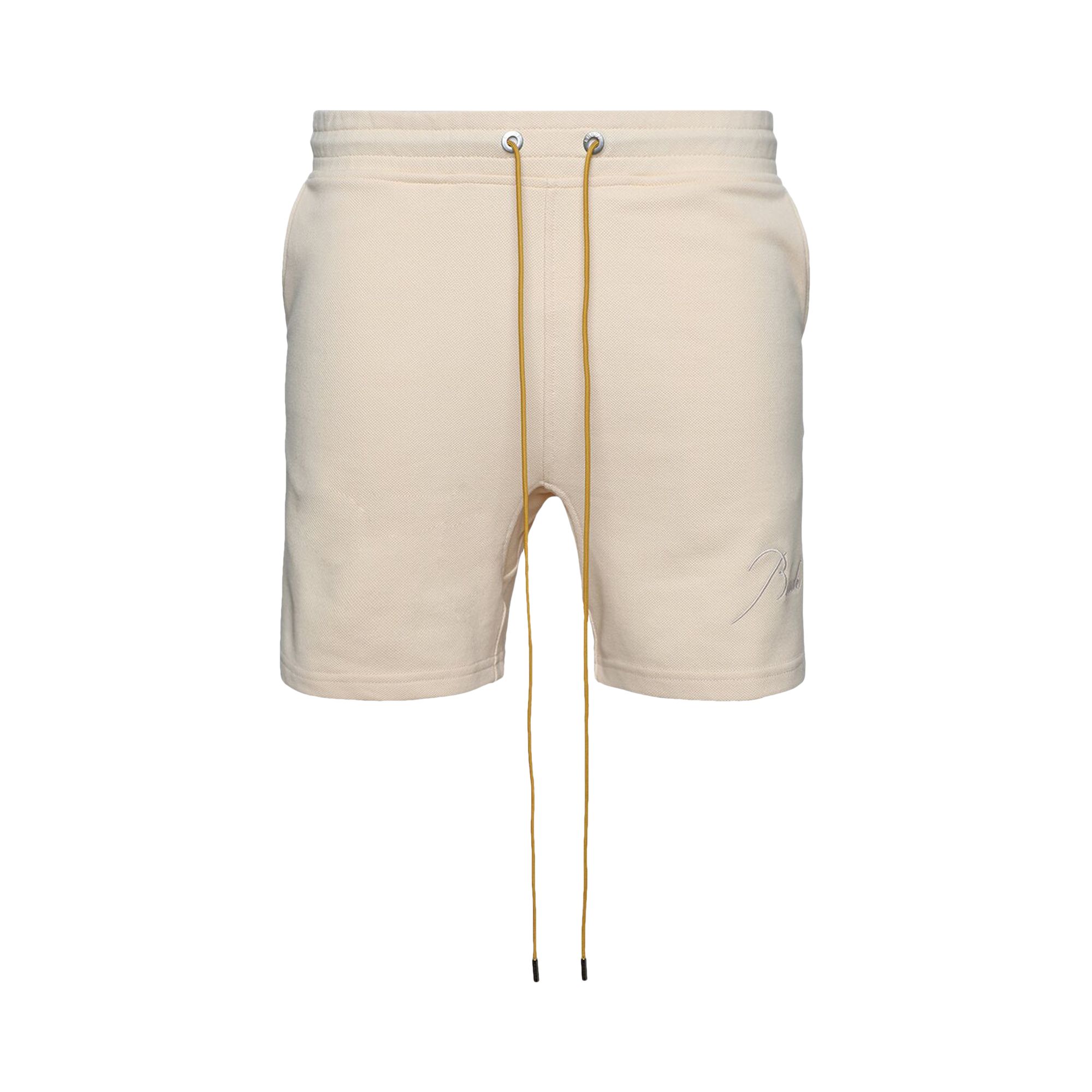 Rhude Pique Short 'Cream' | White | Men's Size S