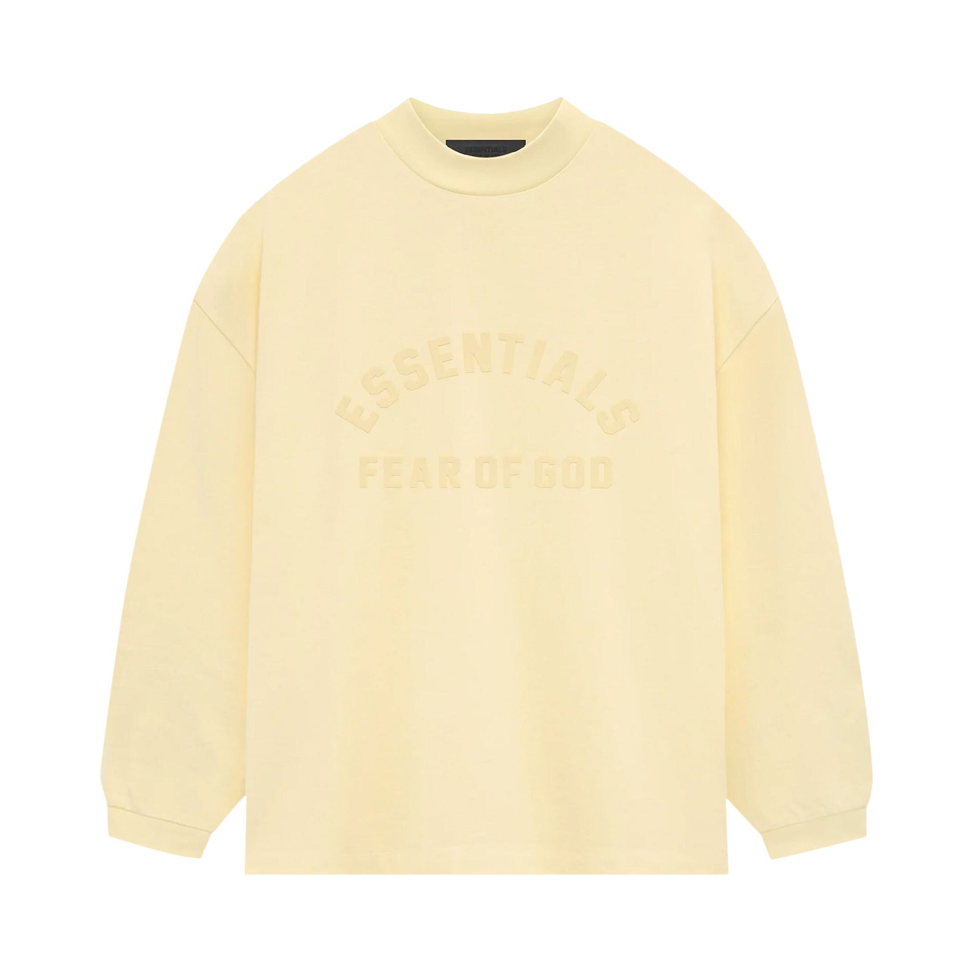 Fear of God Essentials Long-Sleeve T-Shirt 'Garden Yellow' | Men's Size 2XL