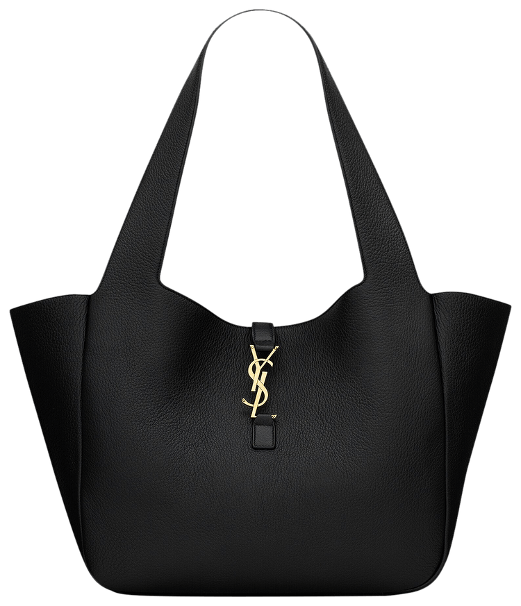 Buy Saint Laurent Bea Leather Tote Bag 'Black' 763435 AACTP 1000 GOAT
