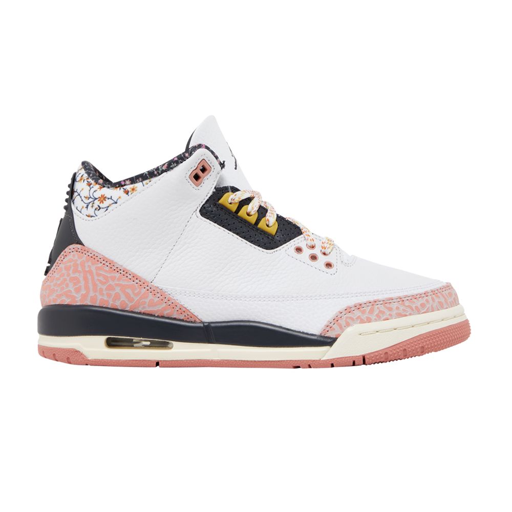 Pre-owned Air Jordan 3 Retro Gs 'vintage Floral' | White | Kid's Size 4