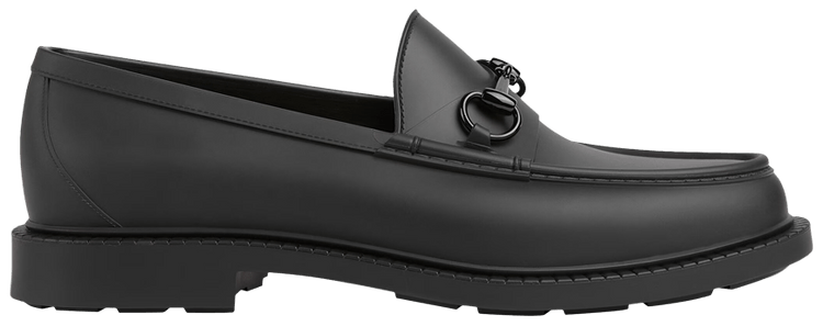 Gucci Loafer Lacquered Horsebit   Black