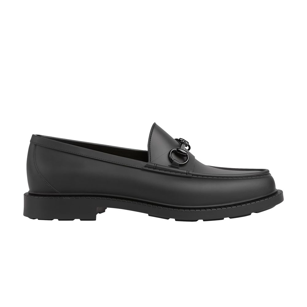 Gucci Loafer 'Lacquered Horsebit - Black' | Men's Size 7 - 771340-J8700-1000