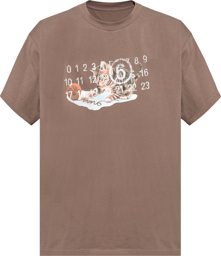 MM6 Maison Margiela Jersey T-Shirt 'Taupe'