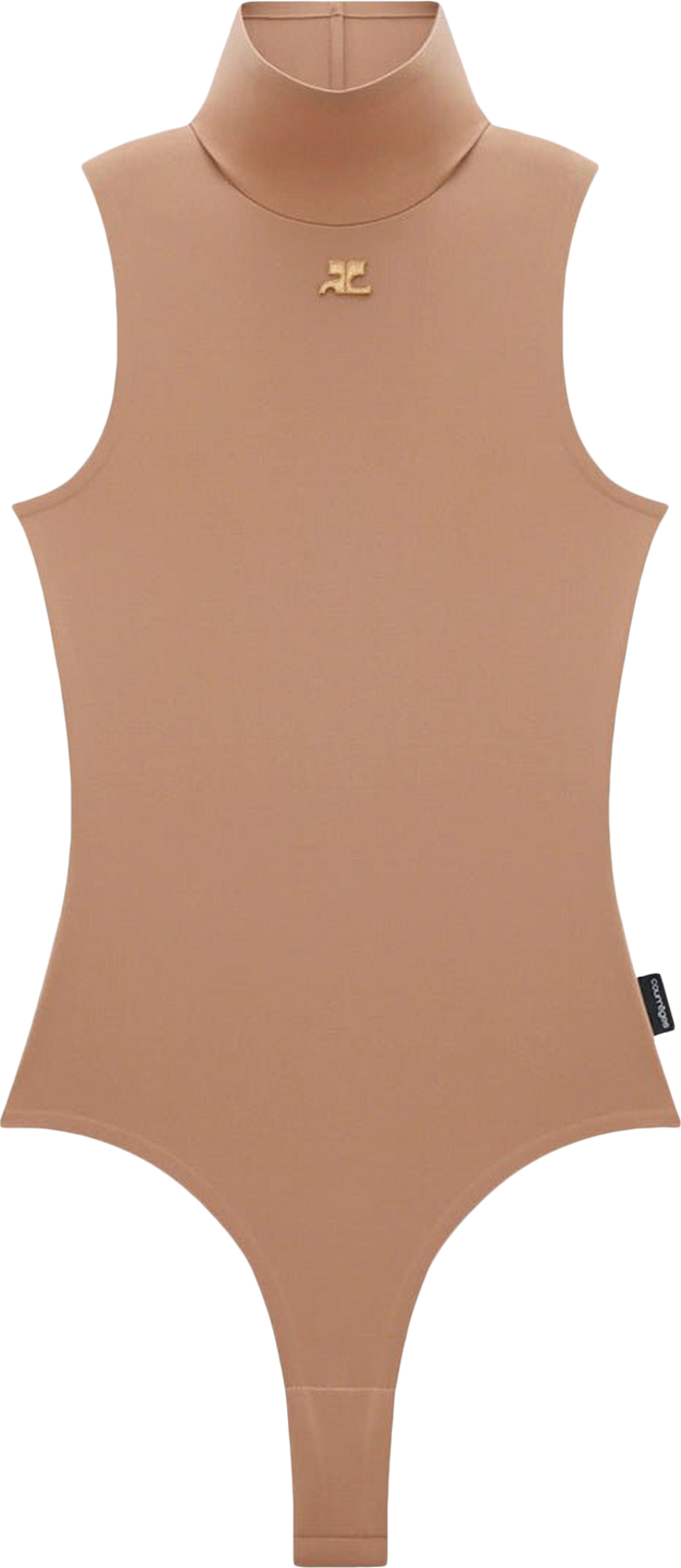 Buy Courrèges Techno Jersey Bodysuit 'Sand' - 323JBD049JS00161016