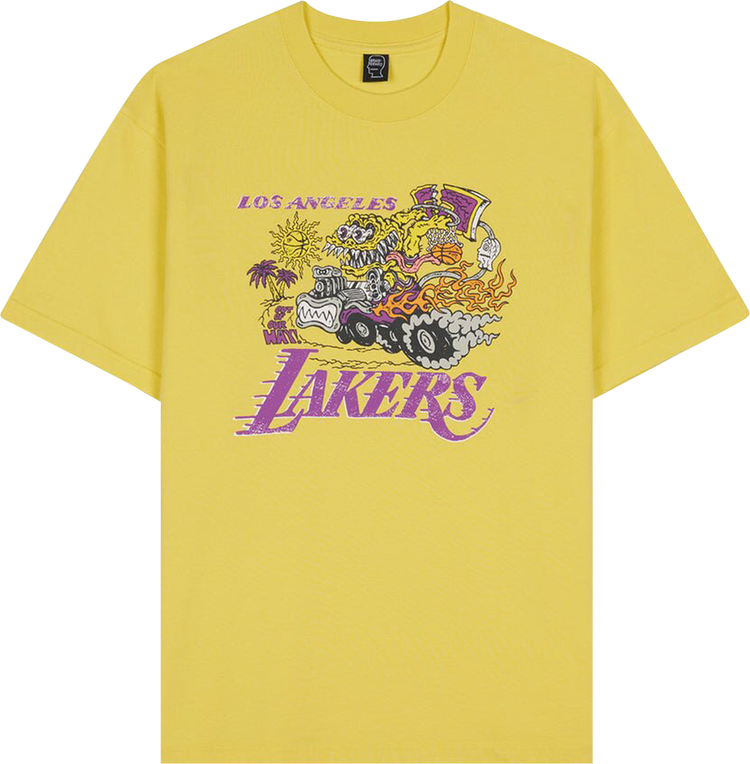 Brain Dead x NBA Los Angeles Lakers Tee 'Yellow'