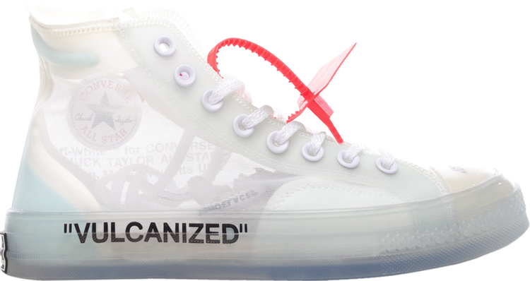 Off-White x Chuck Taylor All Star High 'Clear' Sample