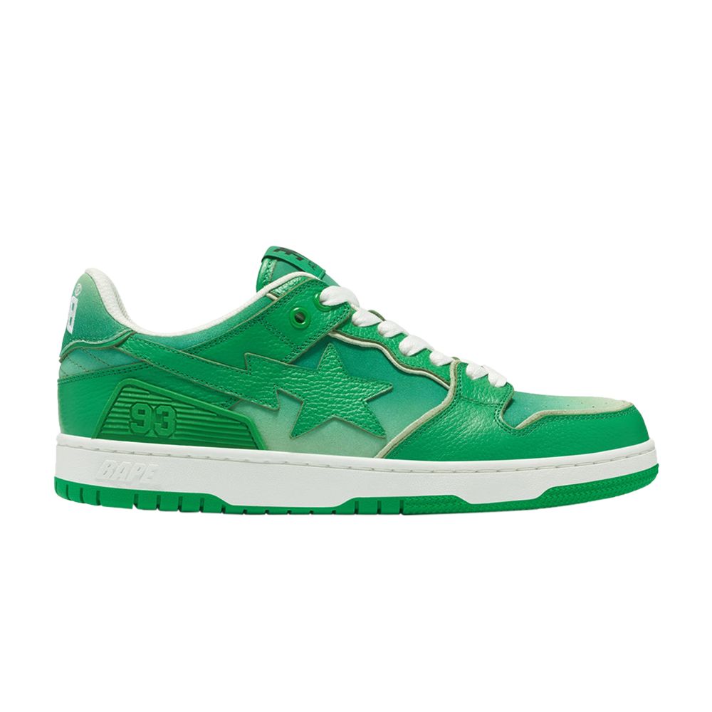 Pre-owned Bape Wmns Sk8 Sta #4 'green Gradient'