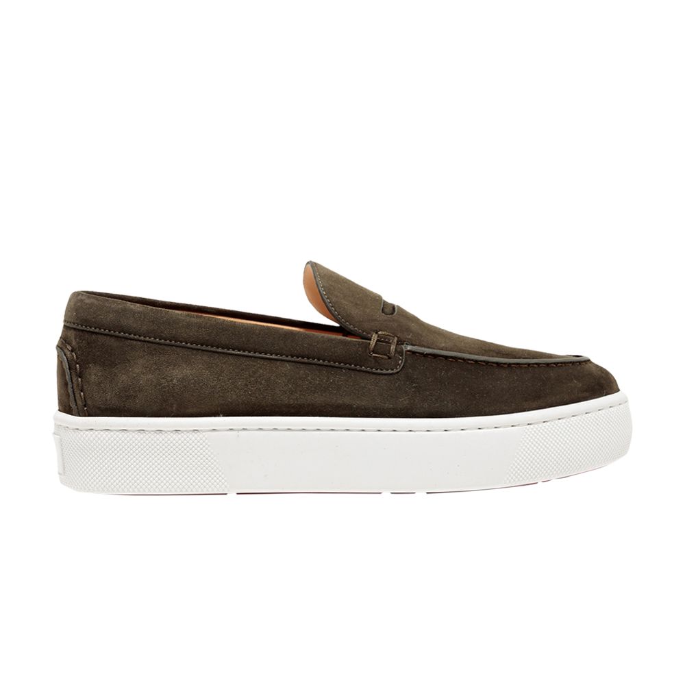 Pre-owned Christian Louboutin Paqueboat Flat 'alpino' | Brown | Men's Size 40