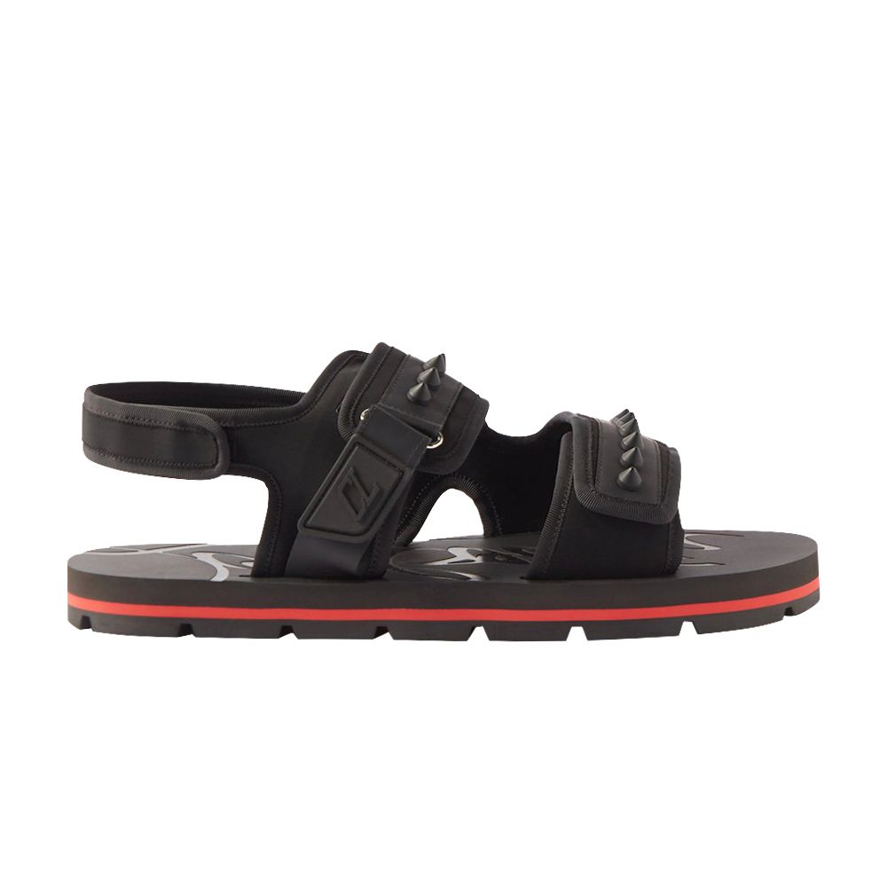 Pre-owned Christian Louboutin Siwa Flat 'black' | Men's Size 43