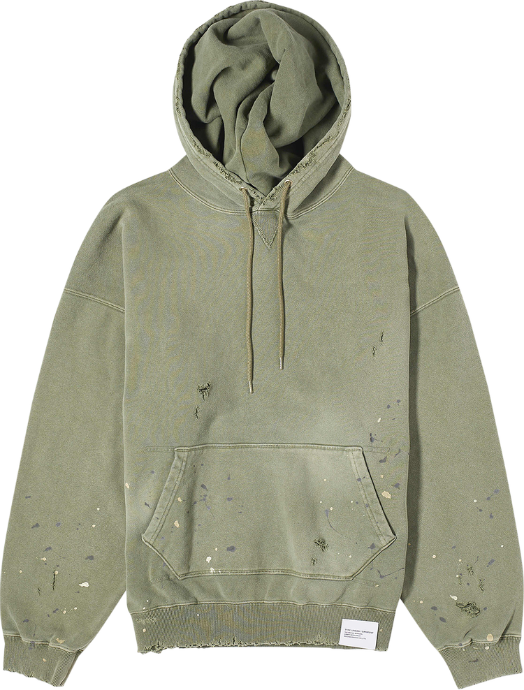 Neighborhood Damage Hoodie 'Olive Drab'