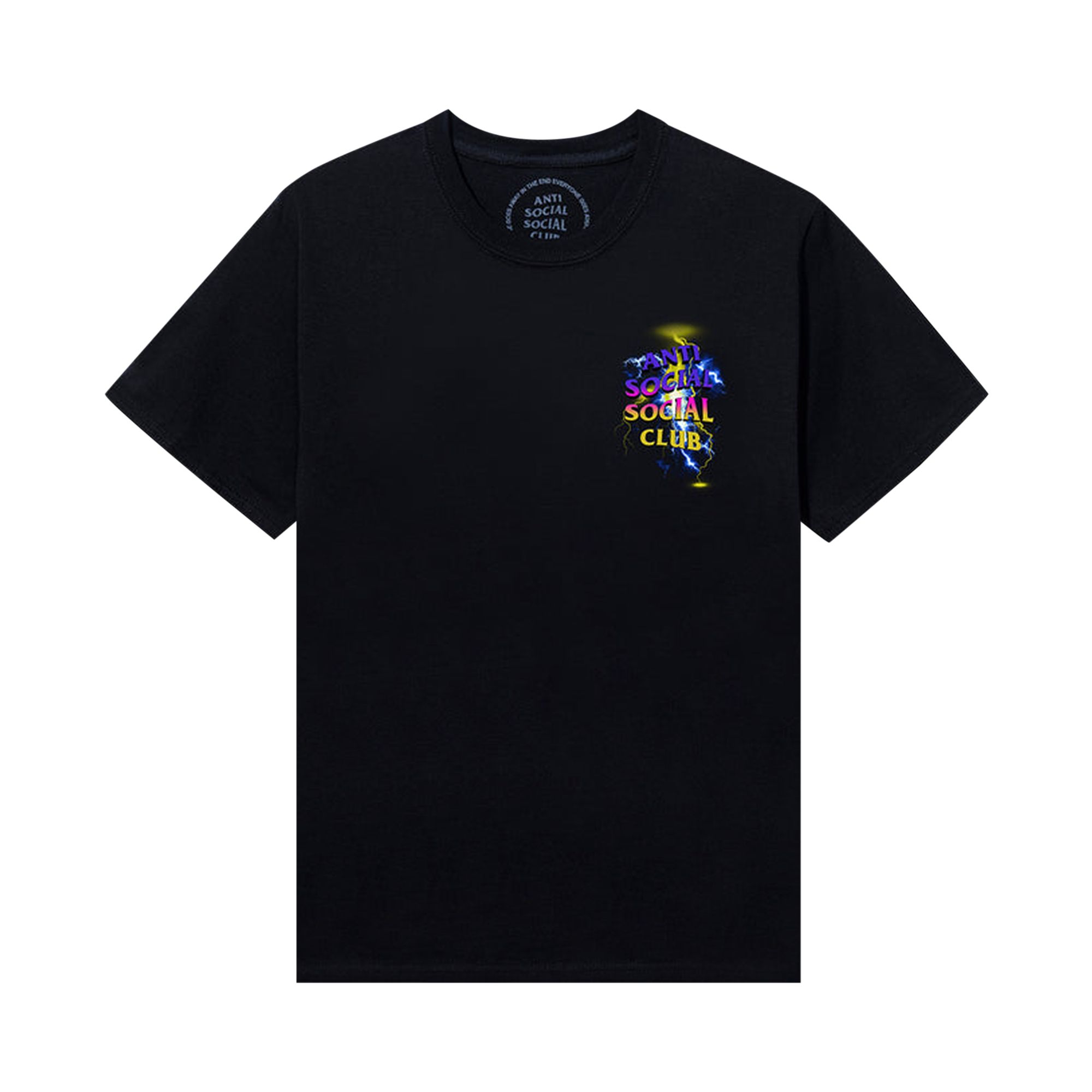 Pre-owned Anti Social Social Club Storm Tee 'black'