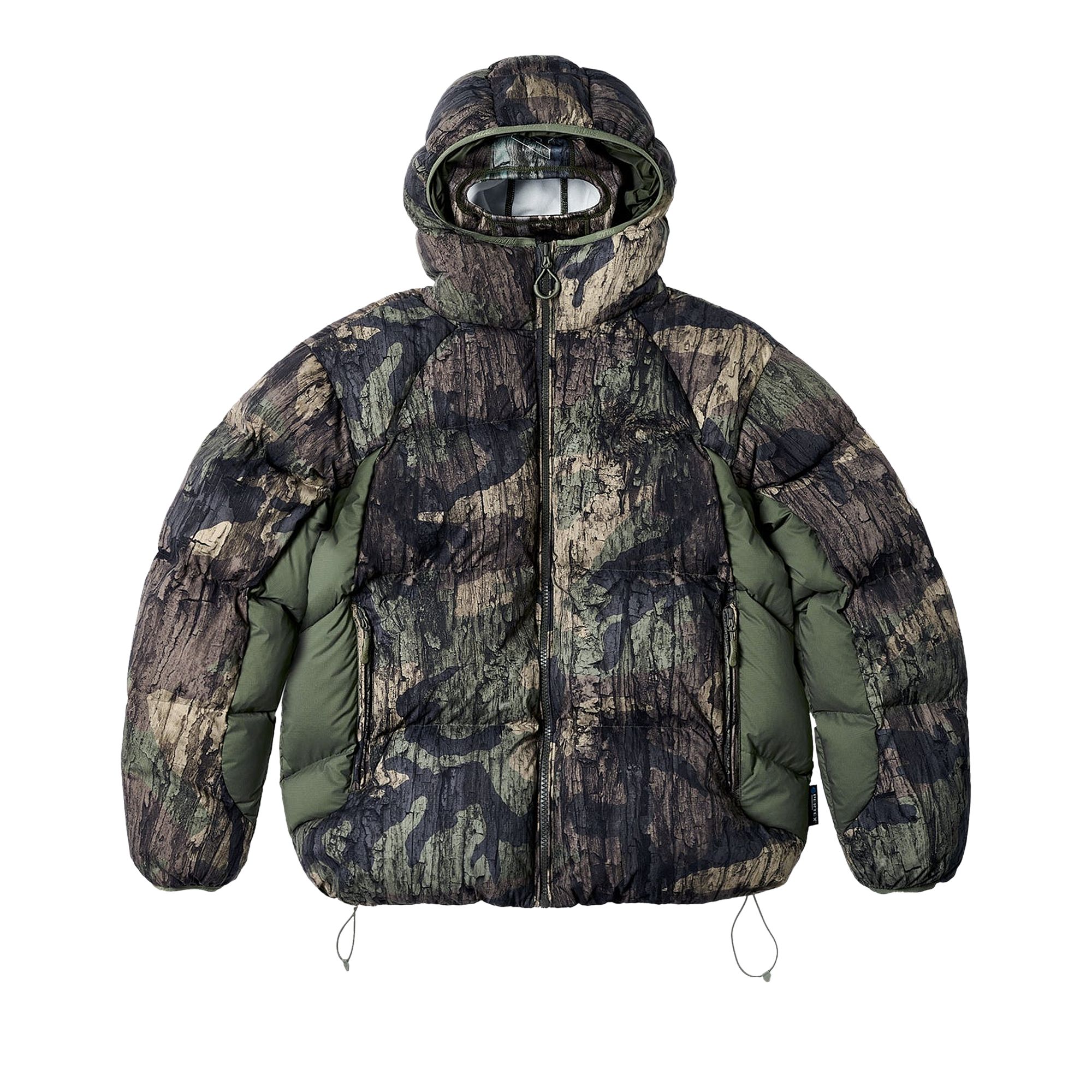 Palace Pertex Matte Balaclava Puffa 'Deep Forest' | Multi-Color | Men's Size L