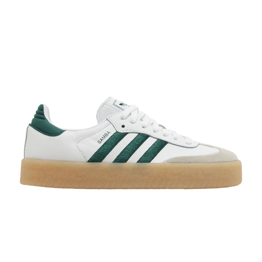 Pre-owned Adidas Originals Wmns Sambae 'white Green Gum'