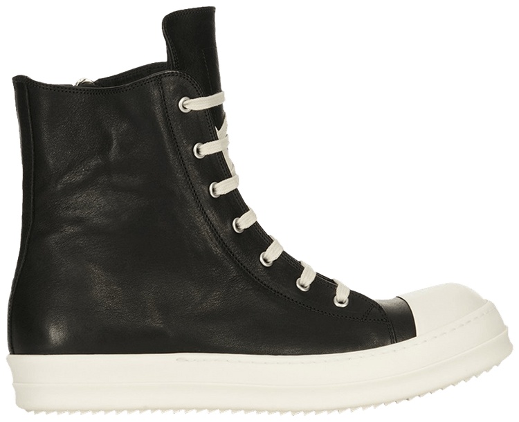 Rick Owens Lido Sneakers 'Black Milk'