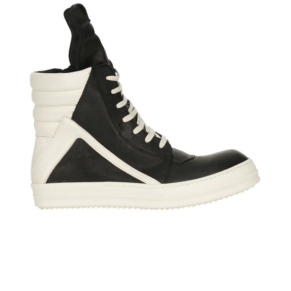 Pre-owned Rick Owens Lido Geobasket High 'black Milk' | Men's Size 40
