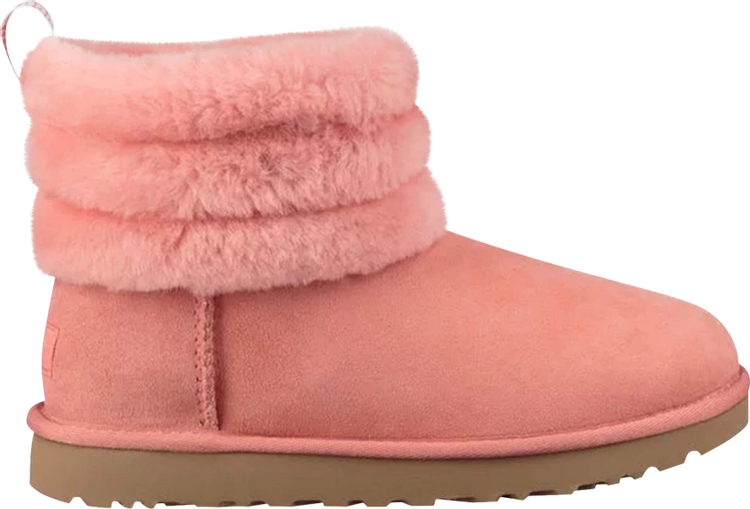 Wmns Classic Mini Fluff Quilted Boot 'Lined Pink'