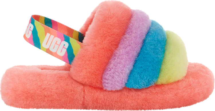 Fluff Yeah Slide Kids 'Peach Bliss Multi-Color'