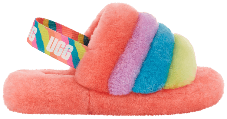 Fluff Yeah Slide Kids 'Peach Bliss Multi-Color'