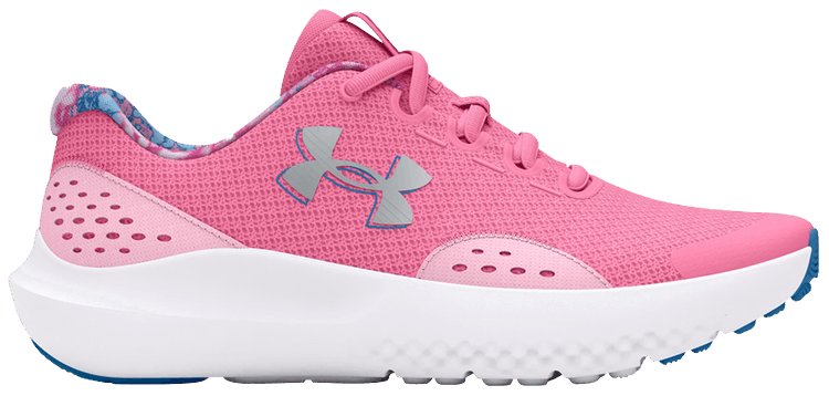 Under Armour Surge 4 Printed GS Floral   Sunset Pink