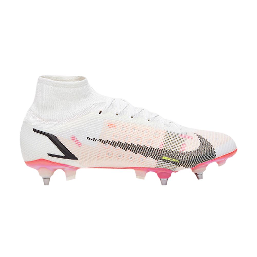 Pre-owned Nike Mercurial Superfly 8 Elite Sg Pro 'rawdacious' In White