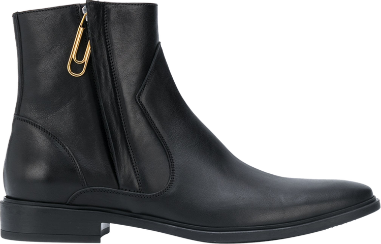 Off-White Paperclip Chelsea Zip Boot 'Black'