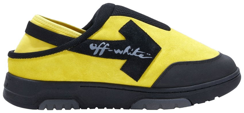 Off White Out Of Office Mule Yellow Black Culture Circle