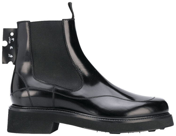 Off White Wmns Chelsea Boot Black