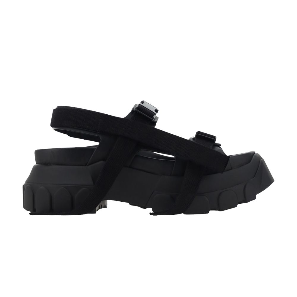 Pre-owned Rick Owens Wmns Tractor Sandal 'black' | Women's Size 37