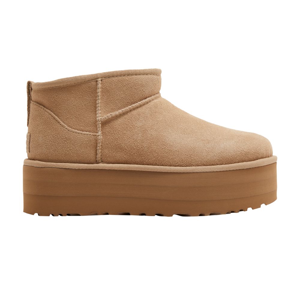UGG Wmns Classic Ultra Mini Platform Boot 'Sand' | Brown | Women's Size 11