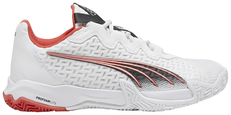 Puma Nova Elite White Active Red