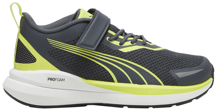 Puma Kruz Little Kid Strong Grey Lime Pow