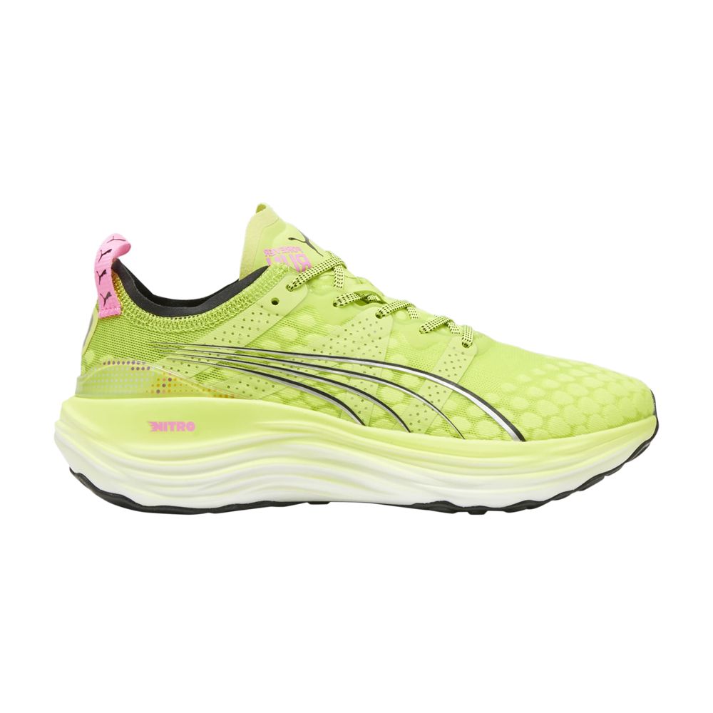 Puma Wmns ForeverRun Nitro 'Lime Pow Black' | Yellow | Women's Size 6