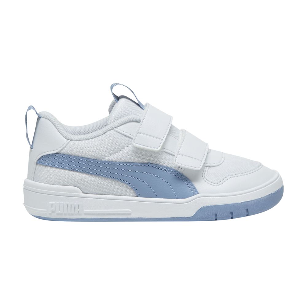 Puma Multiflex Mesh V Little Kid 'Silver Mist Zen Blue' | White | Kid's Size 3 - 380845-15
