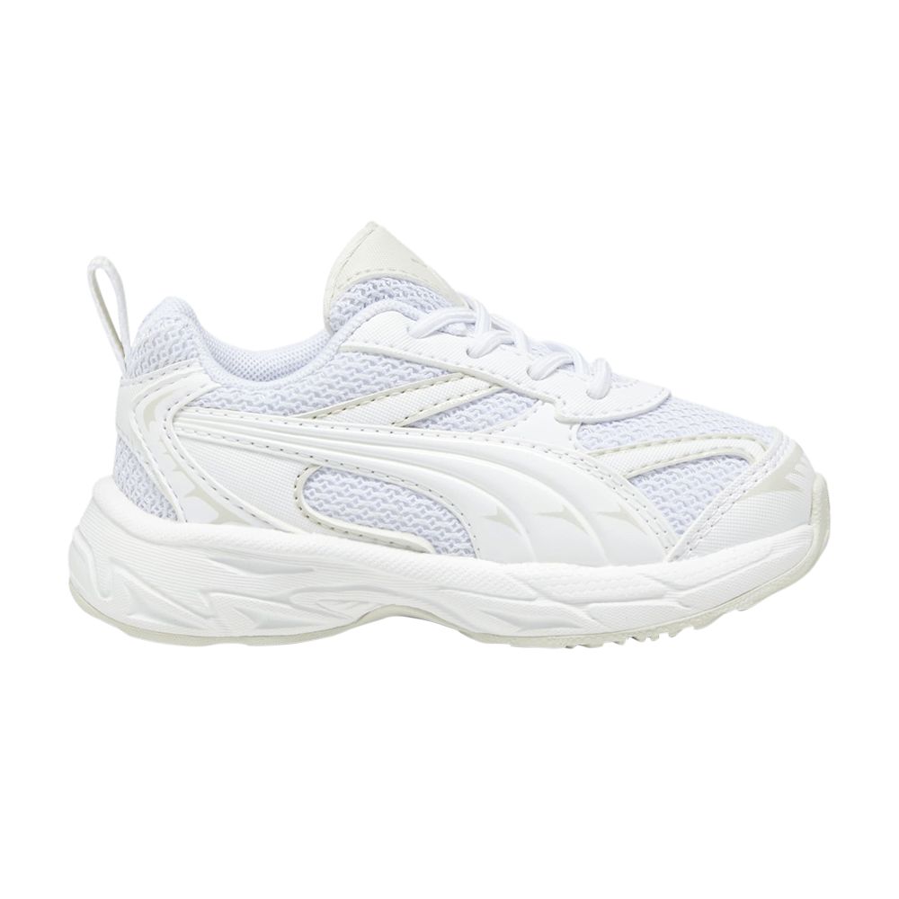 Pre-owned Puma Morphic Base Infant 'white Sedate Grey' | Infant Size 9